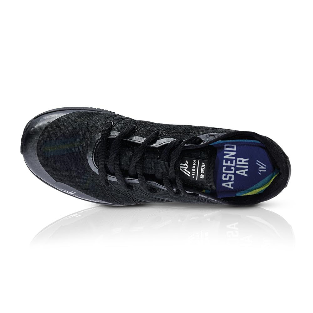 Varsity Ascend Air Black & White Cheerleading Shoes for Women - Lightweight Competition Cheer Shoes with Arch Support - Perfect for Cheerleading, Dance, Gymnastics & Team Sports
