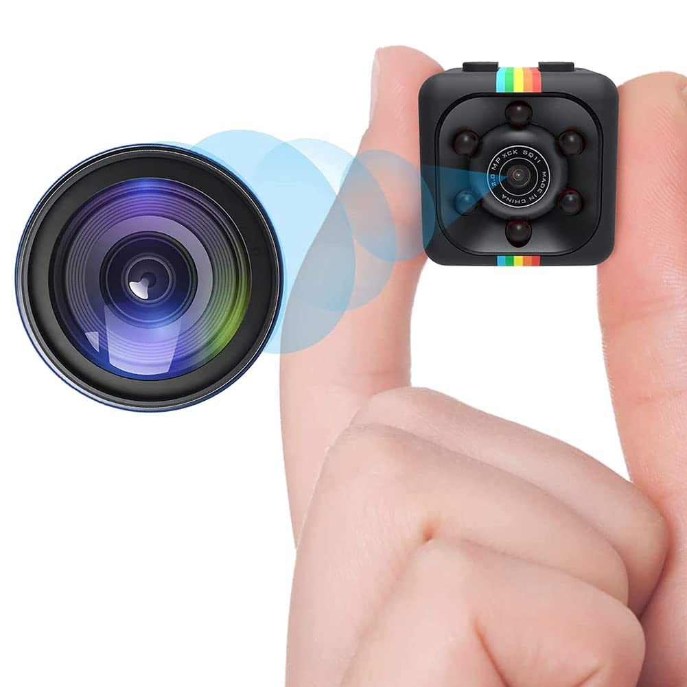 SOFORFREEM Mini Hidden Camera Wireless 1080P HD - Portable Spy Camera with Motion Detection & Loop Recording - Perfect for Home Security, Office Monitoring, and Nanny Cam Use