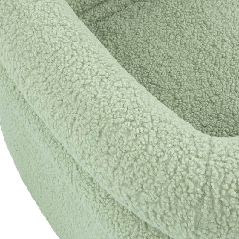 Benita 360 Degree Swivel Office Chair with Chenille Fabric & Plush Pillow - Ergonomic Desk Chair for Home Office, Gaming, and Study