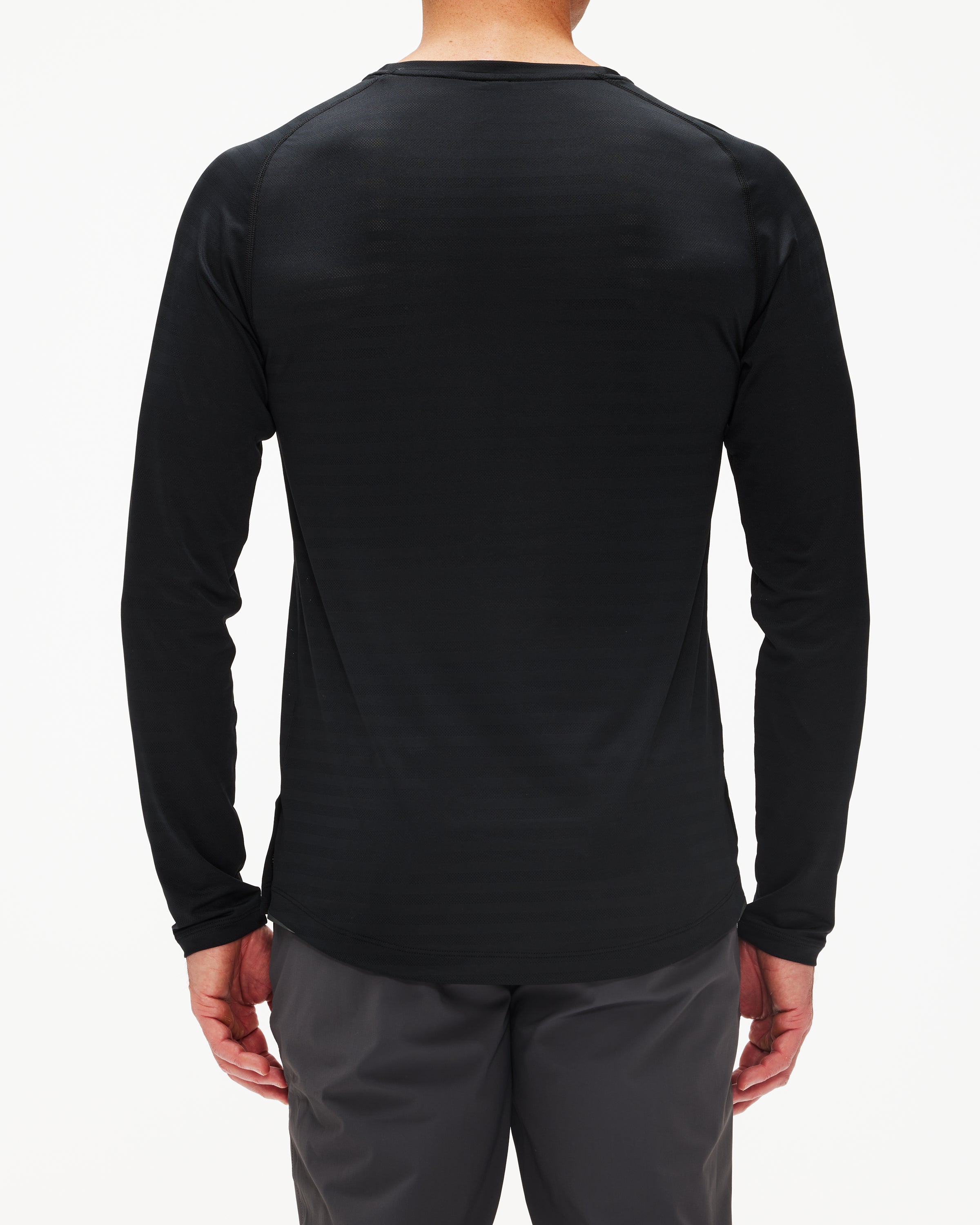 Rhone Swift Long Sleeve Shirt for Men - Moisture Wicking Performance Workout & Running Top - Gym & Outdoor Training Apparel