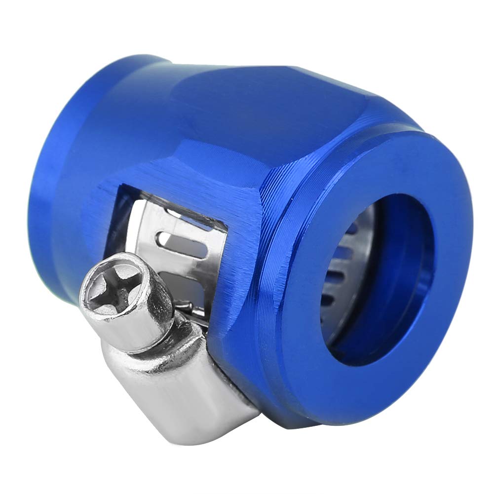 AN4-AN12 Rubber Hose Clamps for Fuel, Oil, Diesel & Water Lines - AN10 20mm Blue
