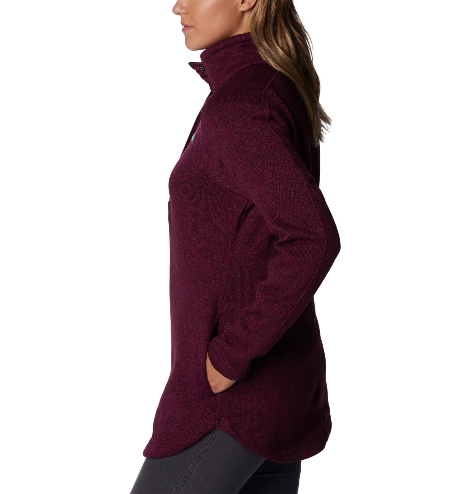 Columbia Women's Sweater Weather Tunic - Soft Fleece Pullover for Outdoor & Casual Wear | Hiking, Camping & Fall Layering Essential