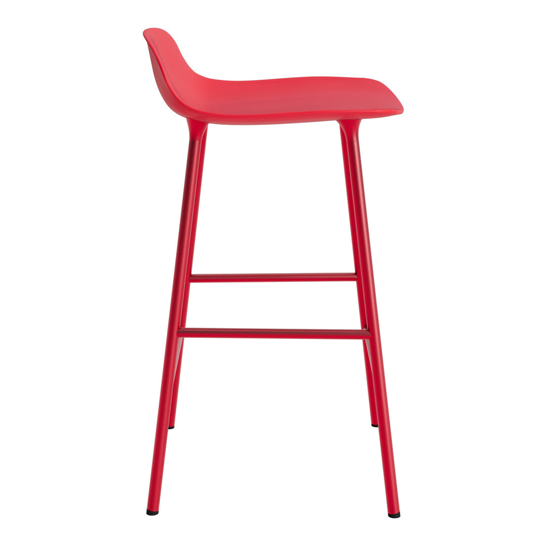 Modern Metal Leg Form Counter Stool - Bar Stool for Kitchen Island, Breakfast Nook & Home Decor