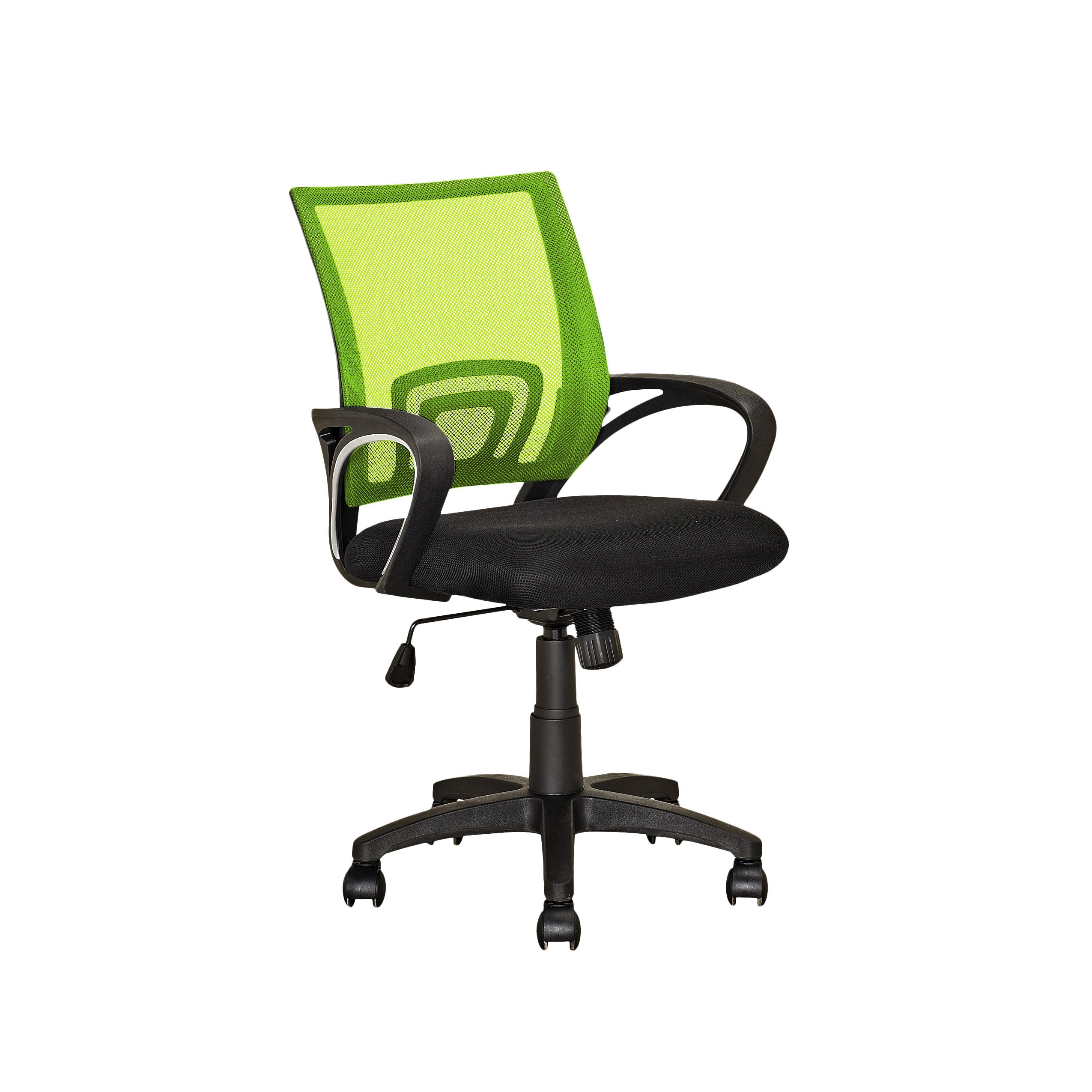 CorLiving Ergonomic Office Chair with Lumbar Support - Lime Green Workspace Chair for Home & Office Comfort - Perfect for Long Hours of Sitting, Gaming, and Remote Work