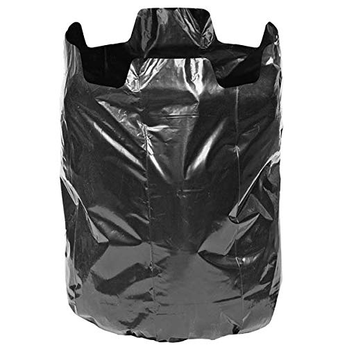 Heavy Duty Contractor Trash Bags 3MIL, 60 Gallon - 40 Count with Easy Tie Flaps | Extra Thick Garbage Bags for Construction, Yard Waste & Large Debris Cleanup