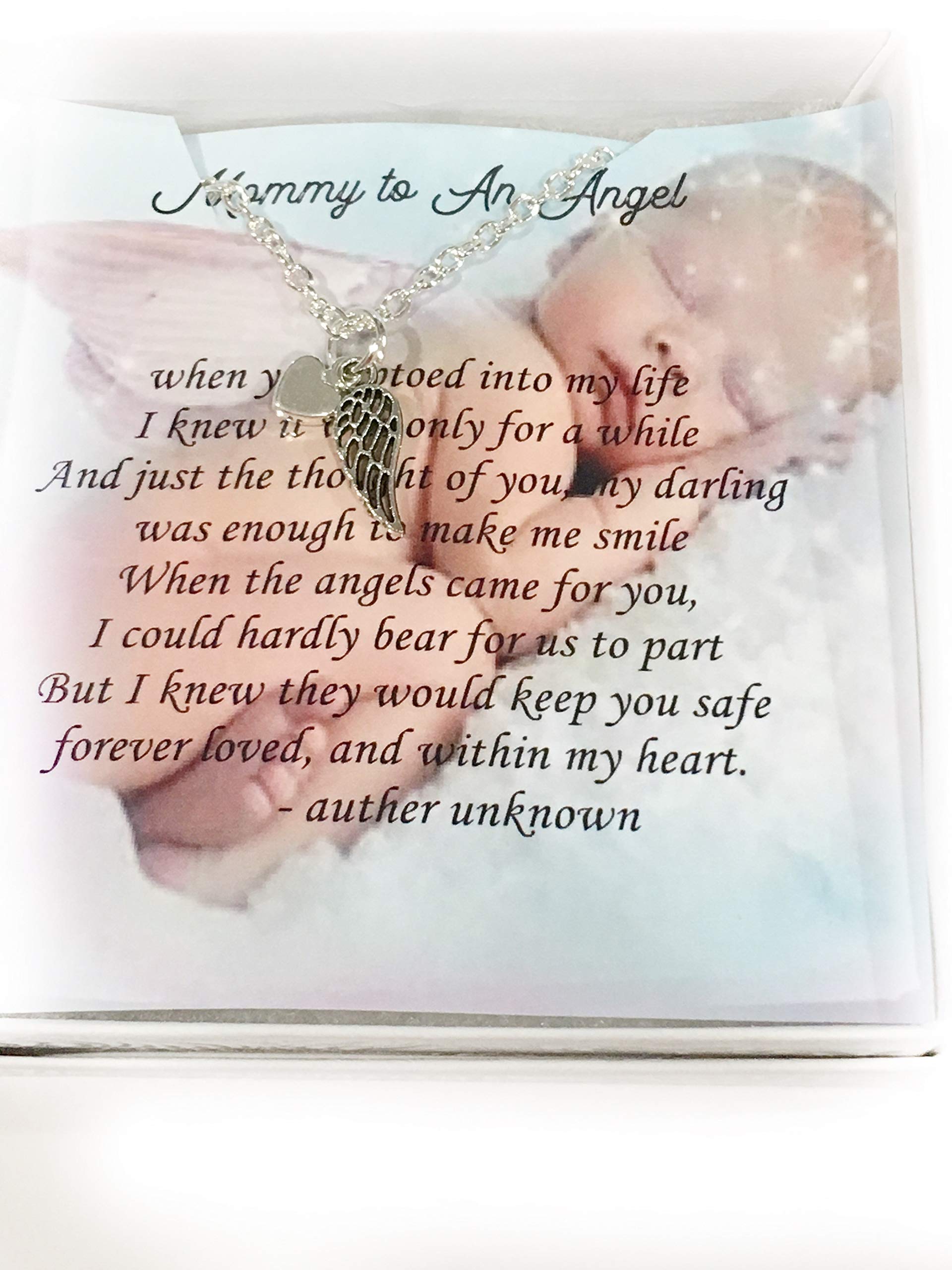 Miscarriage Memorial Necklace - Sympathy Gifts for Infant Loss, Stillborn Baby Keepsake for Grieving Mothers - Perfect for Remembrance, Healing & Comfort