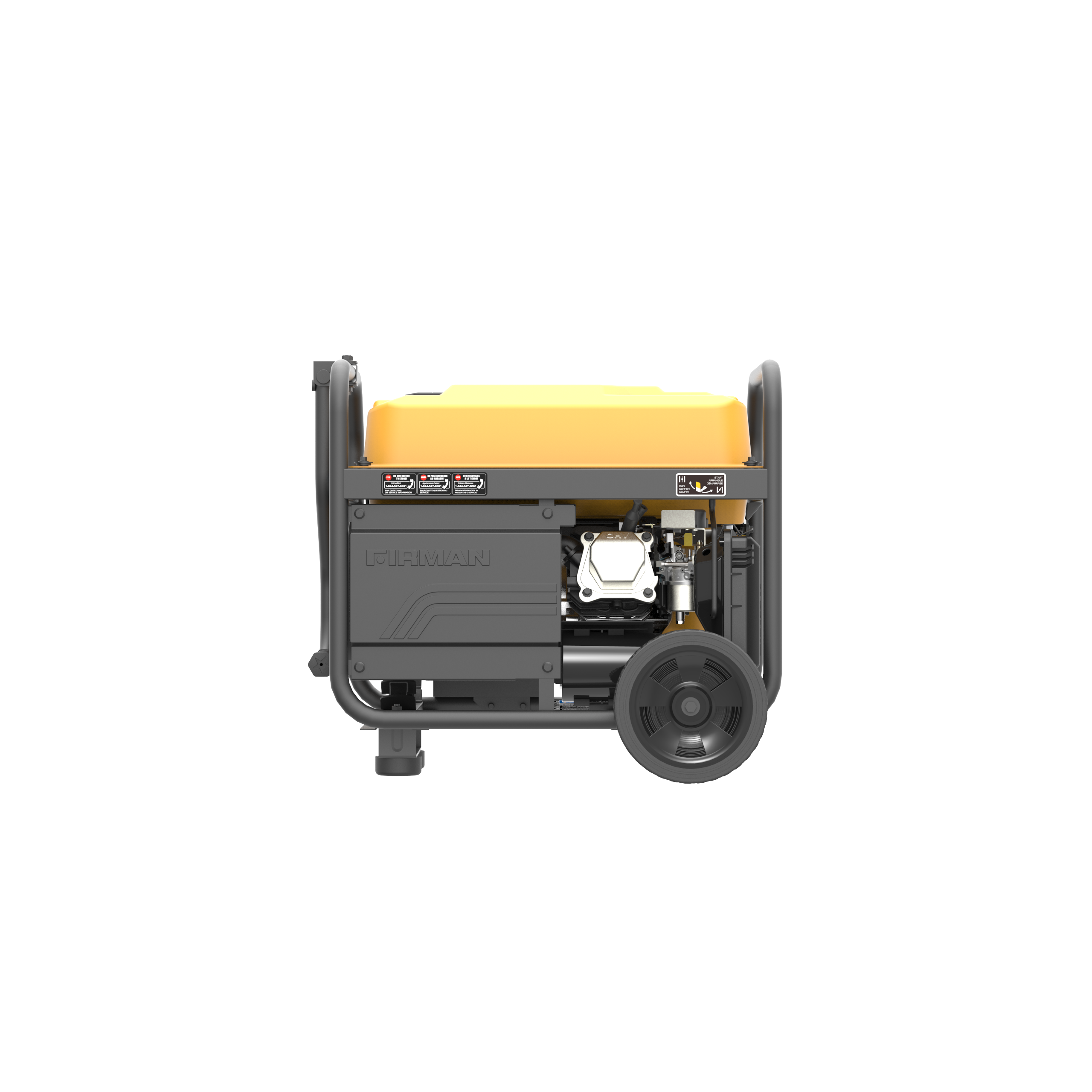 4550W Portable Gas Generator with Remote Start - 120V Power for Camping, Emergencies & Outdoor Activities