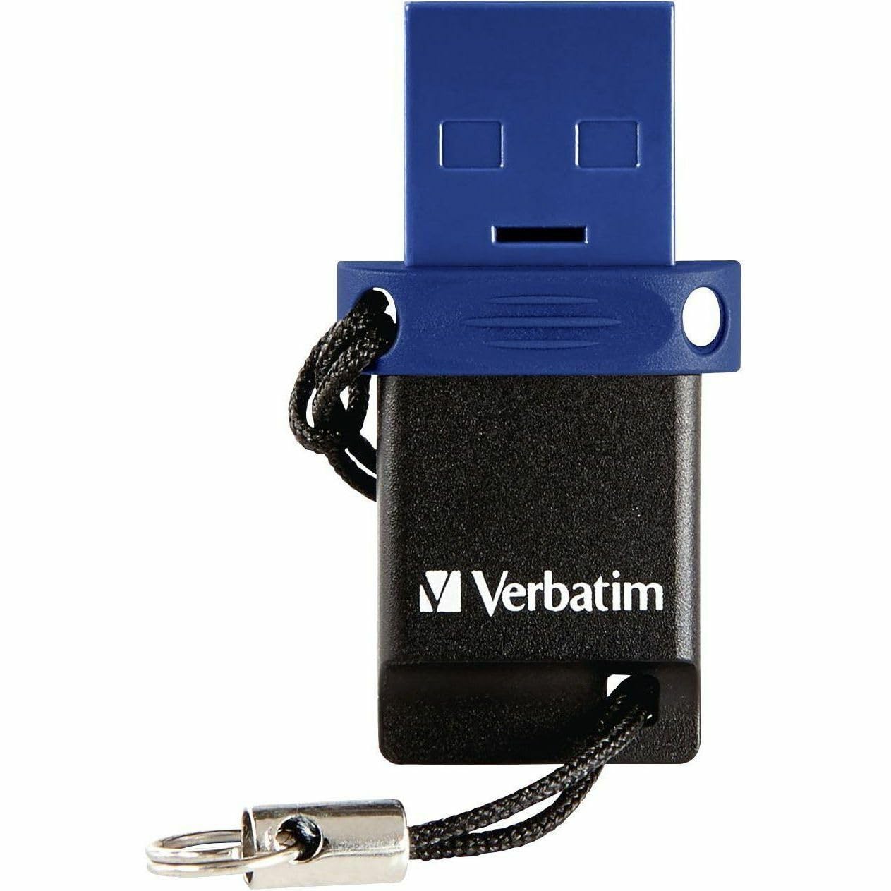 Verbatim VER99154 32GB Store 'n' Go Dual USB Flash Drive - USB-C & USB-A Compatible - Blue - Perfect for Phones, Laptops & File Transfers
