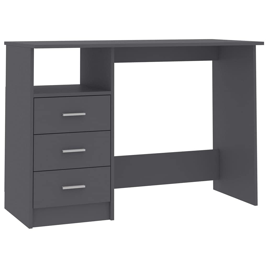 Ergonomic Computer Desk with Drawers - 43.3