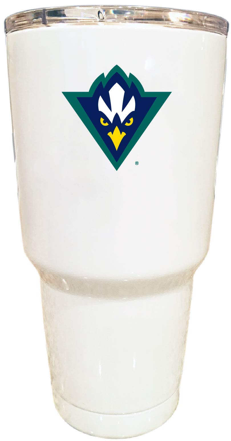 R&R Imports Wilmington Seahawks 20oz Insulated Stainless Steel Travel Mug - College Team Tumbler for Hot & Cold Drinks - Perfect for Gameday, Office & Outdoor Adventures