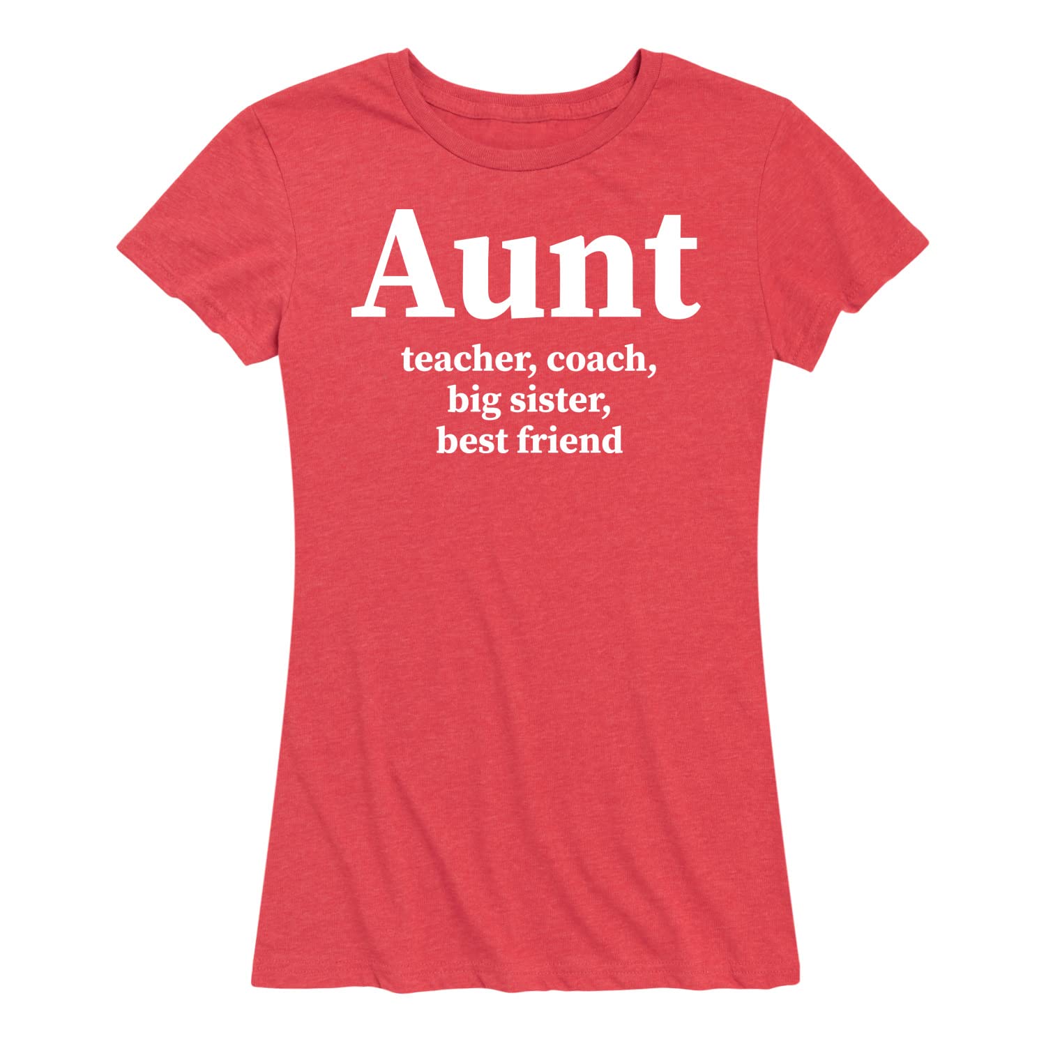 Women's Short Sleeve Graphic T-Shirt - Funny Aunt Teacher Coach Apparel - Perfect for Casual Wear, Gifts & Special Occasions