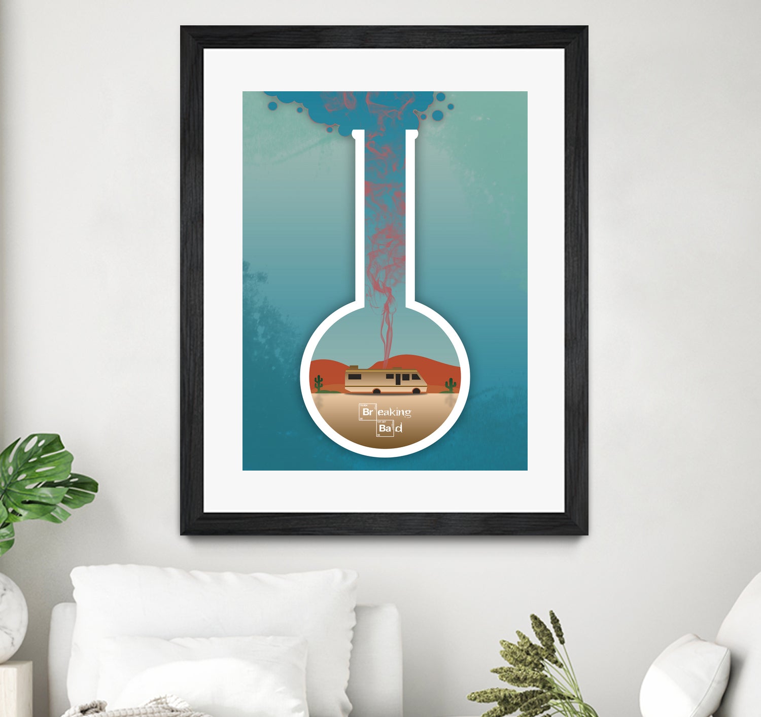 Breaking Bad Minimalist TV Poster - High-Quality Fan Art Alternative for Home Decor & Gifts | Perfect for Living Room, Bedroom, Office Wall Art
