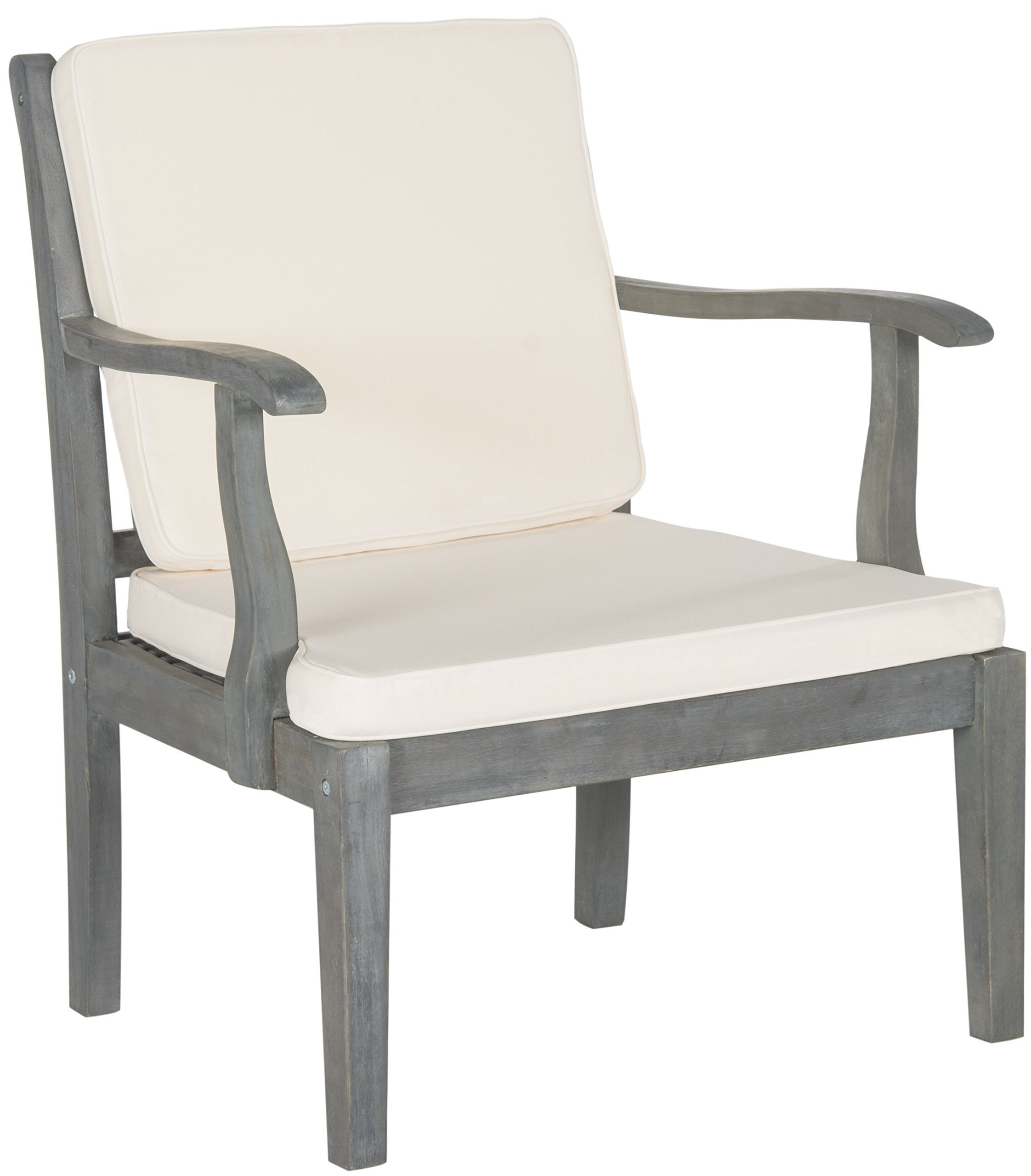 SAFAVIEH Bradbury 4-Piece Outdoor Patio Furniture Set - Wicker Sofa, Loveseat, Coffee Table & 2 Pillows - Weather-Resistant for Garden, Backyard, Poolside & Deck (Brown)