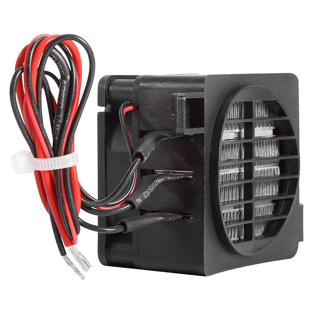 12V 150W PTC Electric Fan Heater with Constant Temperature - Portable Auto Heater for Small Spaces, Cars, Offices & Home Use