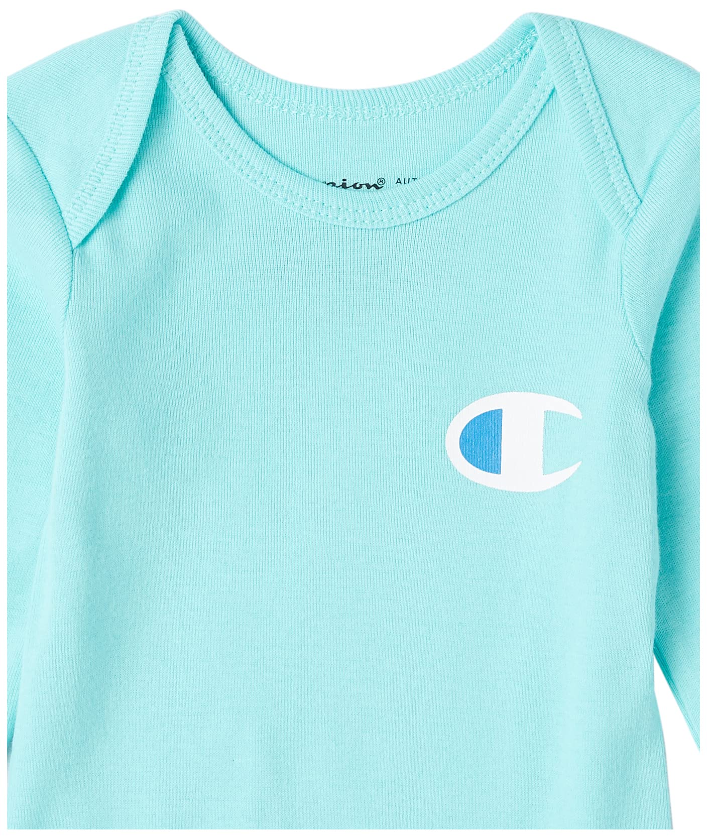Champion 5-Pack Long Sleeve Baby Bodysuits - Gender Neutral Infant Clothes for 0-6 Months (Multiple Colors) - Soft & Comfortable for Everyday Wear, Playtime & Nursery Outfits