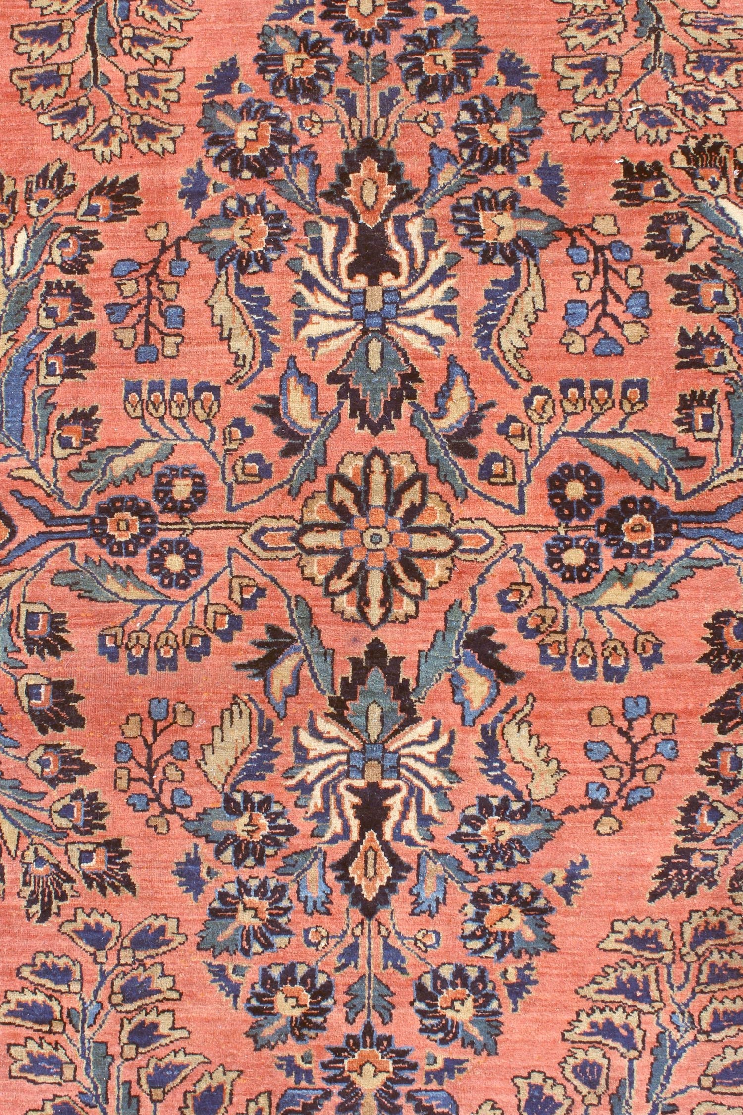 Antique Sarouk Handwoven Traditional Persian Rug J69658 - Perfect for Living Room, Bedroom & Home Decor