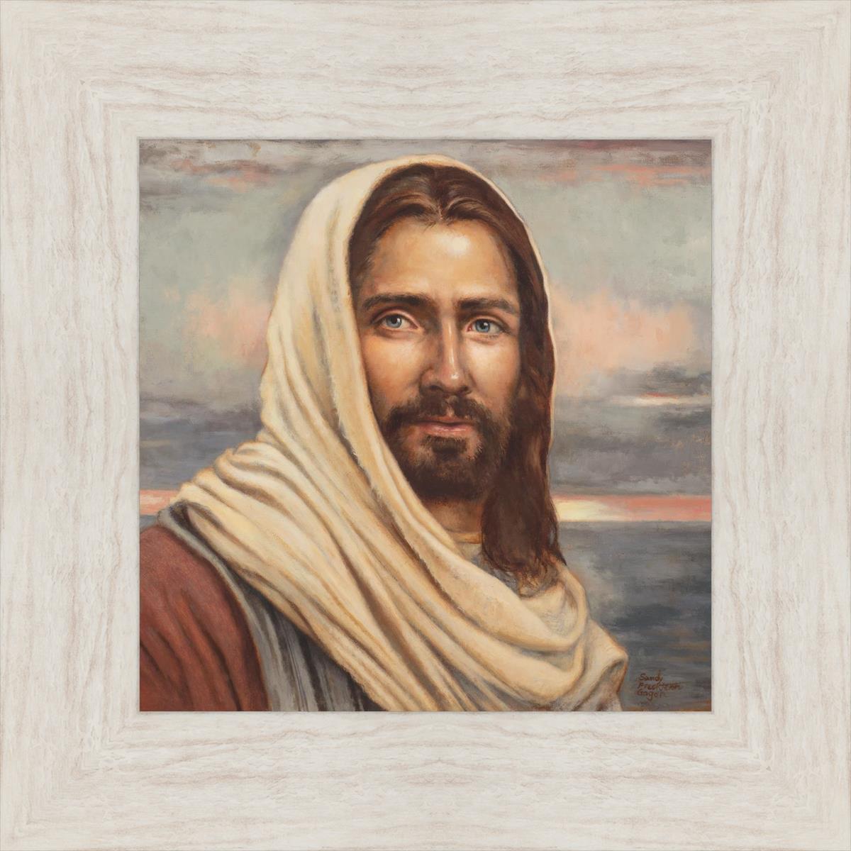 Blessed Savior by Sandy Freckleton Gagon - Inspirational Christian Artwork for Home Decor & Church Wall Decor