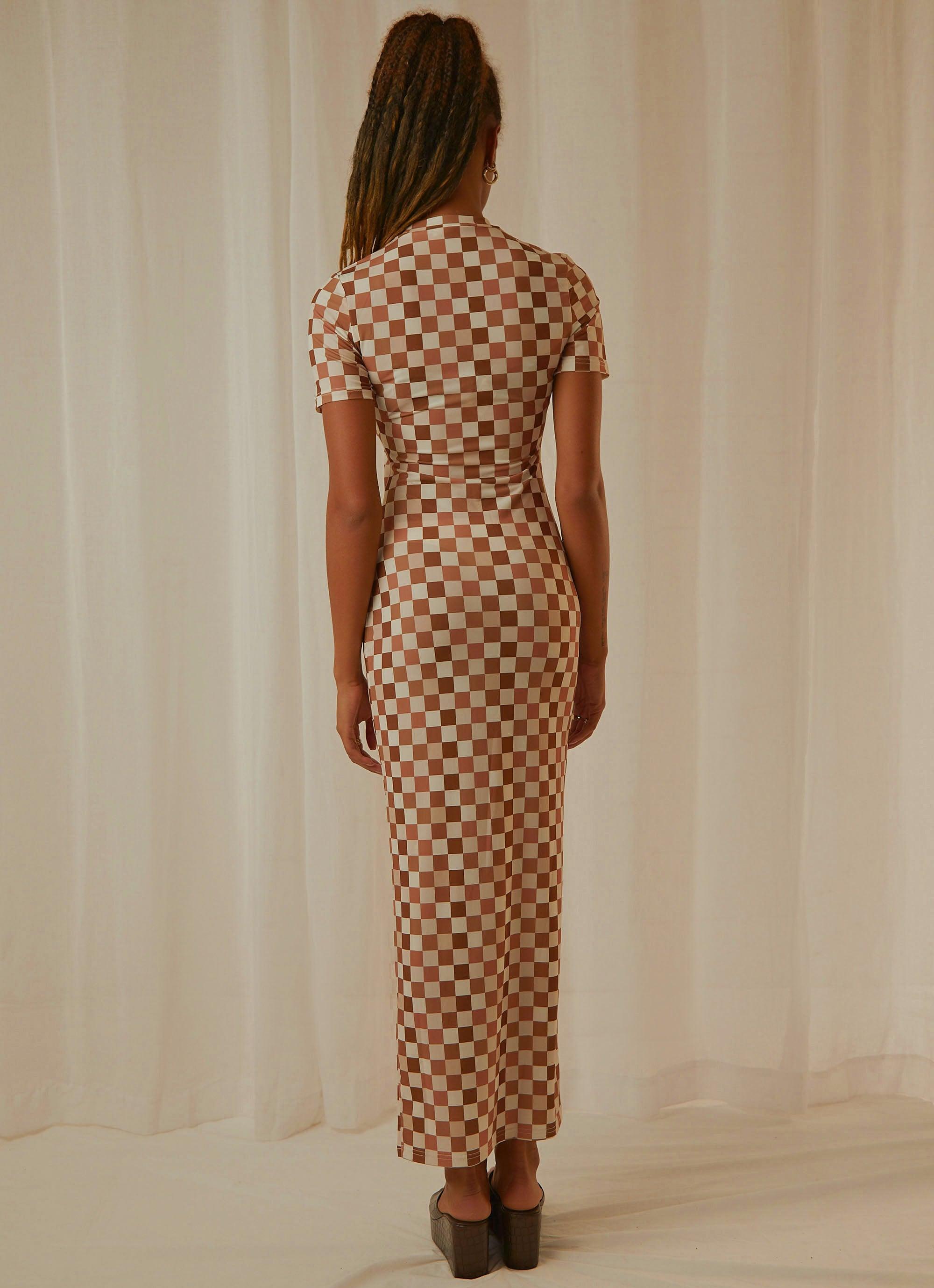 Into the City Mesh Maxi Dress in Cocoa - Flowy Boho Chic Long Dress for Women, Perfect for Beach Vacations, Summer Parties & Casual Outings