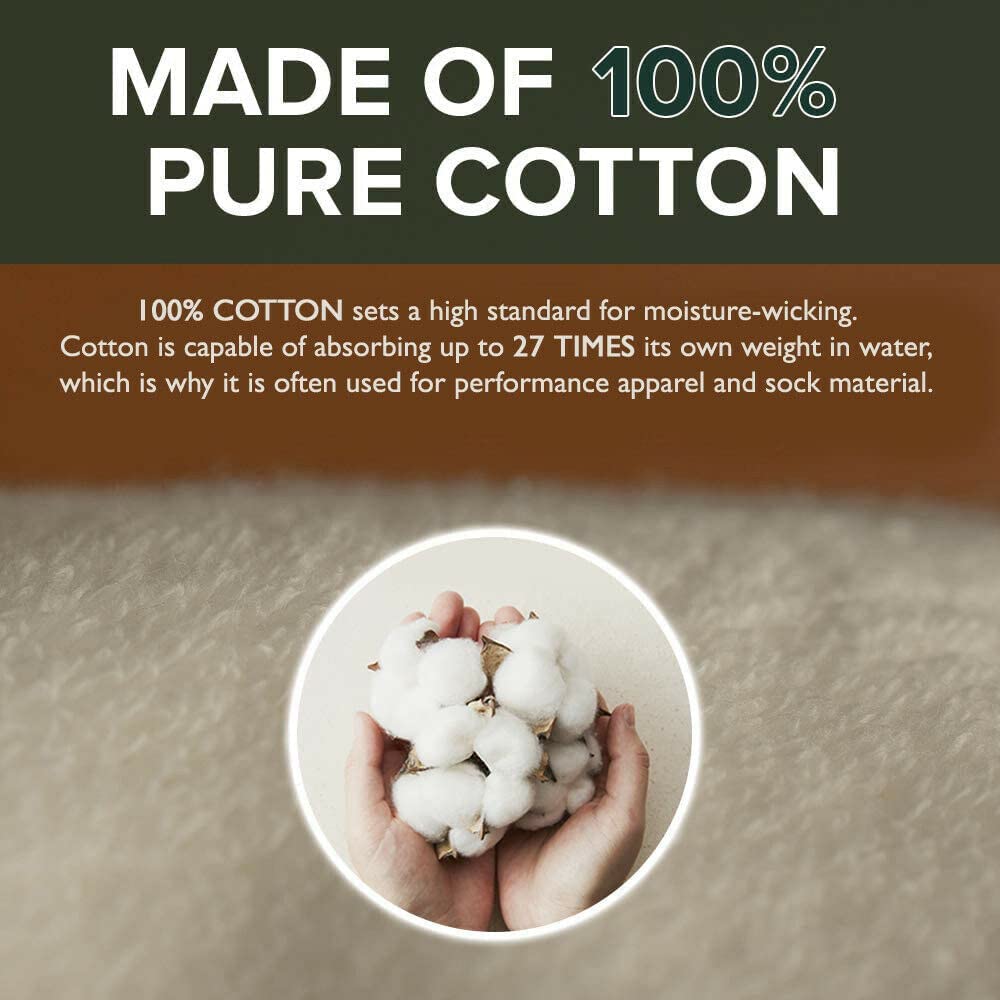 VYAKOM EXPORTS 100% Cotton Quick Dry Hair Towel Wrap for Women - Super Absorbent Anti-Frizz Turban Head Wrap with Button for Curly, Long & Thick Hair (White, 1Pc) | Perfect for Post-Shower, Swimming, Salon & Home Hair Care