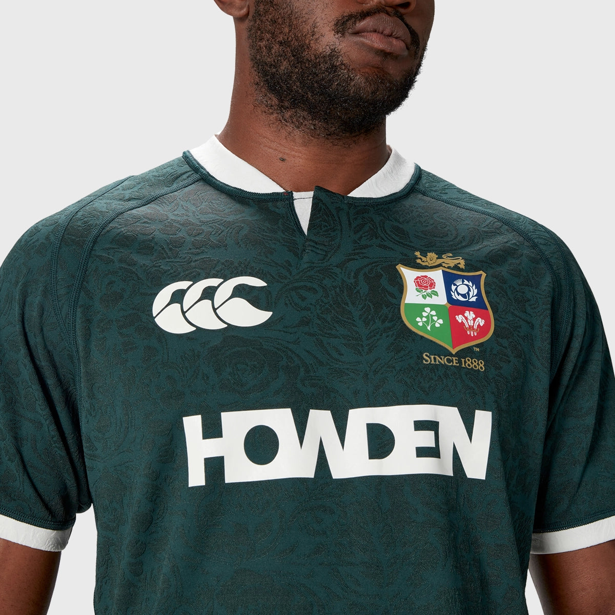 Canterbury British & Irish Lions 2025 Training Rugby Shirt - Green - Official Rugby Jersey for Training & Matches - Perfect for Rugby Fans & Players