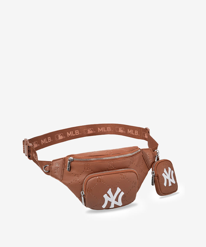 MLB New York Yankees Fanny Pack Waist Bag - Official Licensed Baseball Fan Gear for Men & Women - Perfect for Games, Concerts & Travel Accessories