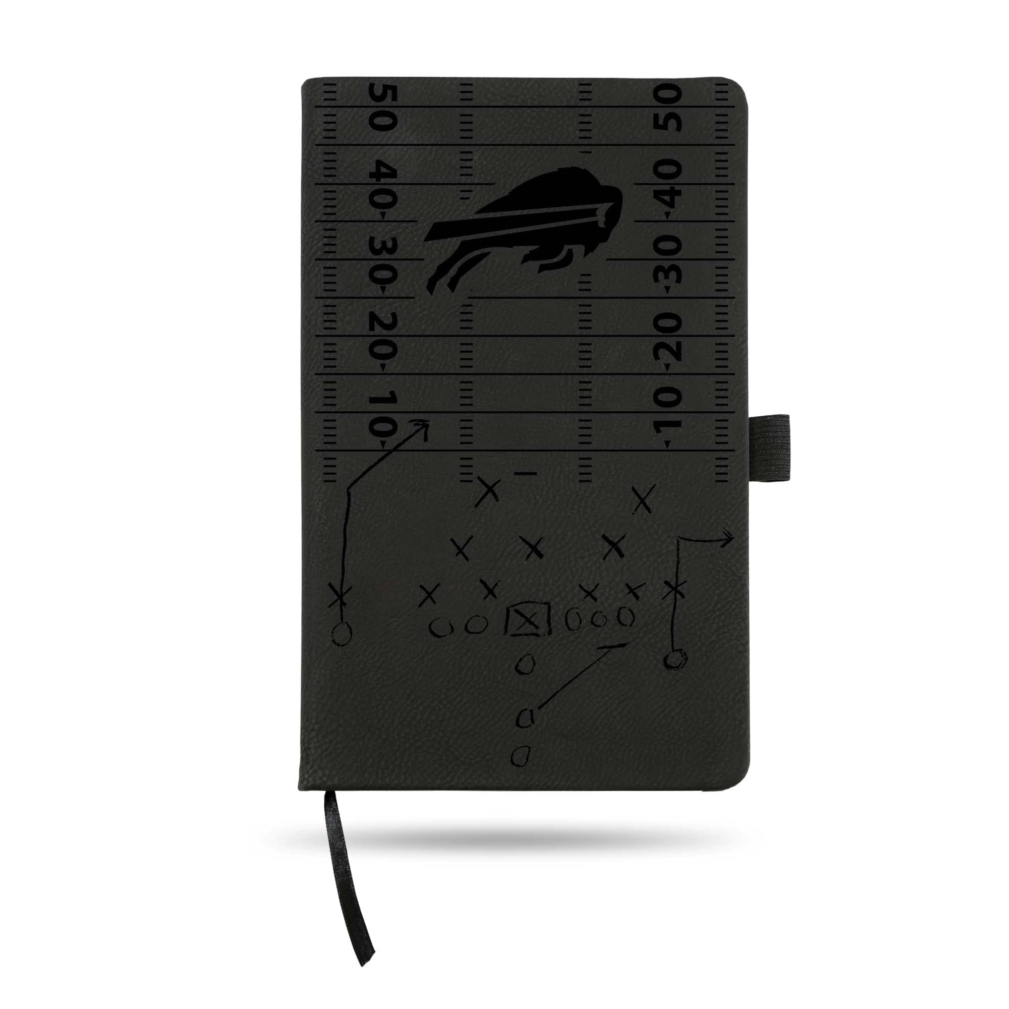 NFL Buffalo Bills Laser-Engraved Notepad - Officially Licensed Football Team Notebook for Fans, Office & School Supplies | Perfect for Game Day, Gift Giving & Note Taking