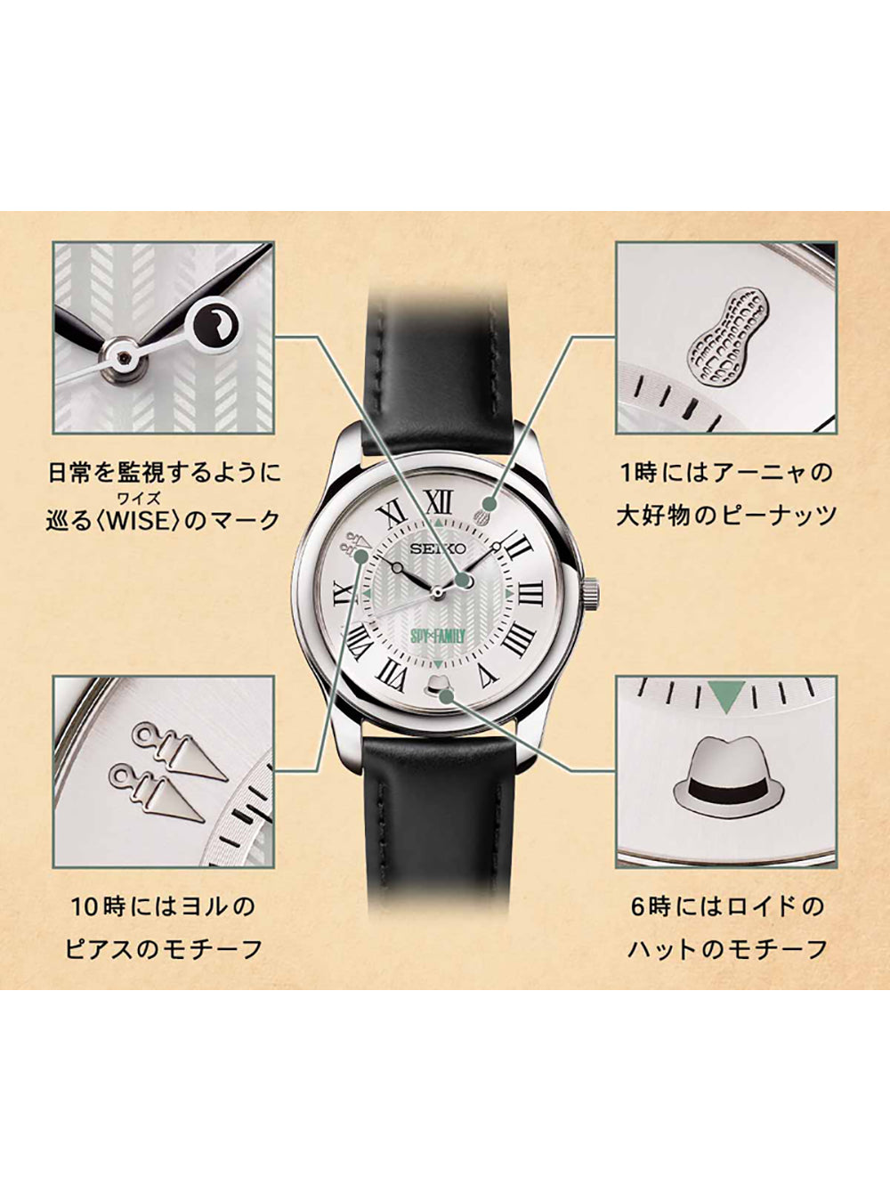 SEIKO × SPY × FAMILY THE FORGERS OFF STYLE Limited Edition Japanese Made Watch - Perfect for Anime Fans & Collectors