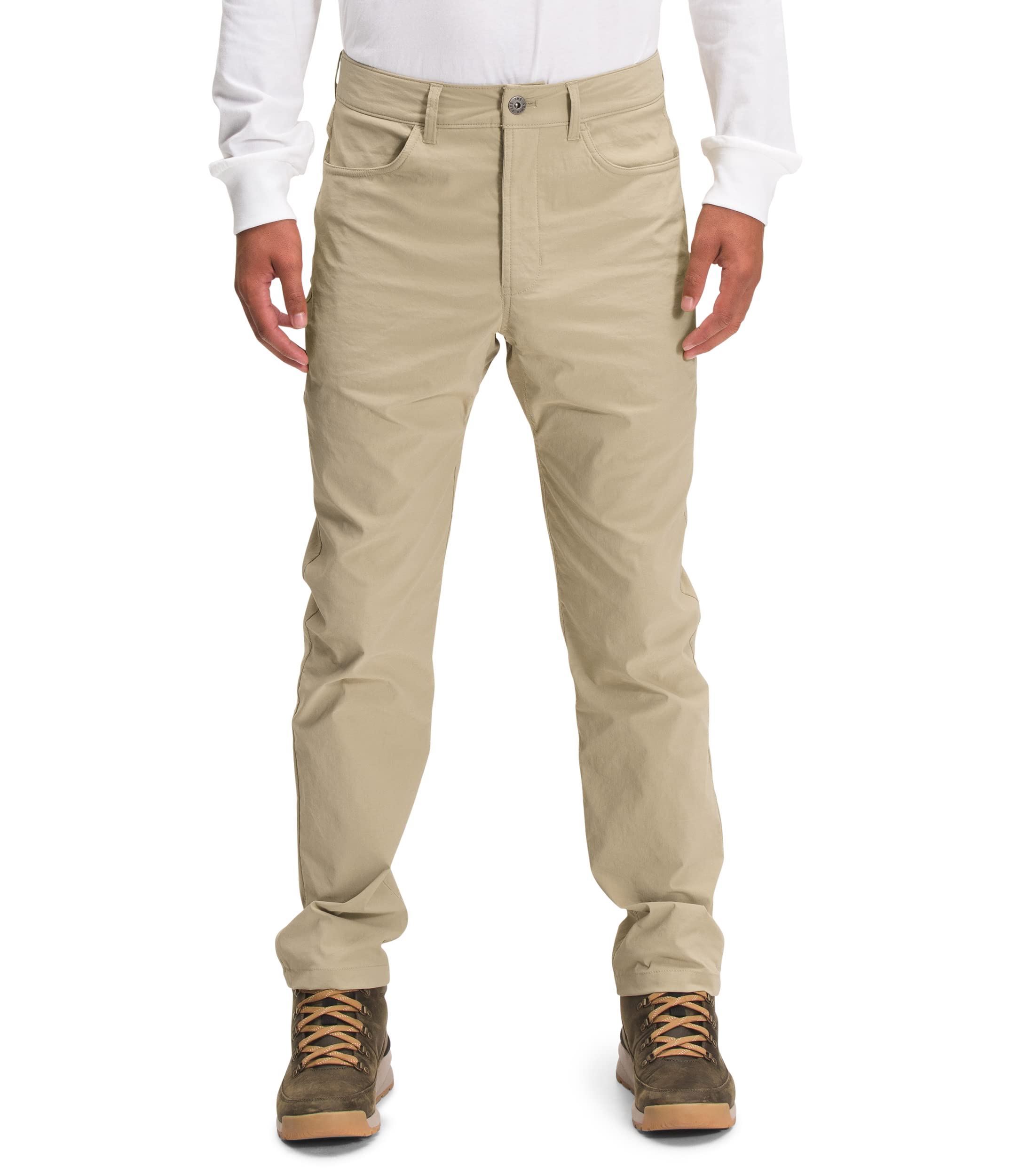The North Face Sprag Five-Pocket Slim Leg Pants for Men - Lightweight Hiking & Travel Pants with Stretch, Water-Resistant - Perfect for Outdoor Adventures, Camping & Everyday Wear