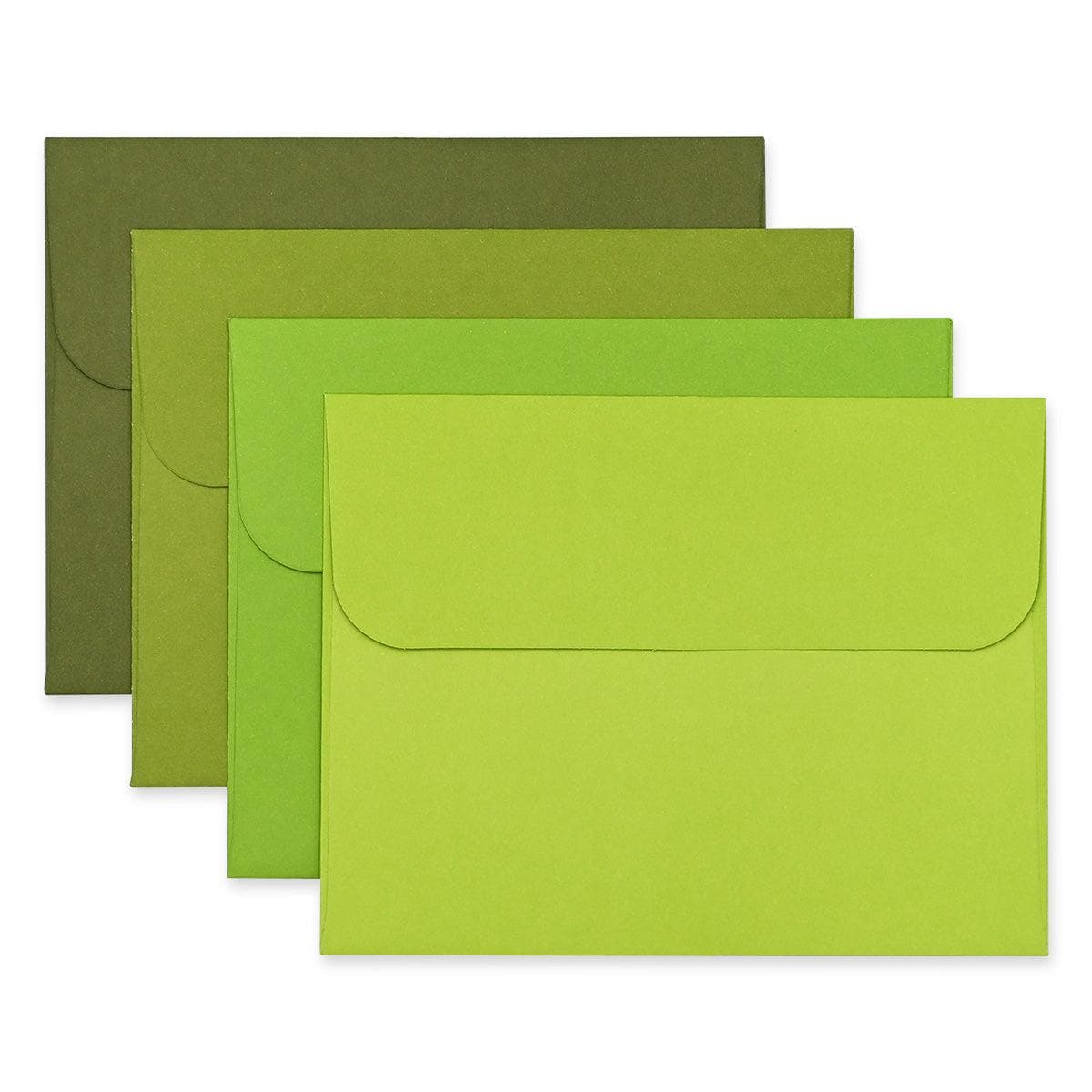 Tropical Forest Envelope Bundle - 50 Pack Eco-Friendly Craft Paper Envelopes for Scrapbooking, Wedding Invitations & DIY Stationery - Perfect for Arts & Crafts, Gift Wrapping & Party Decorations