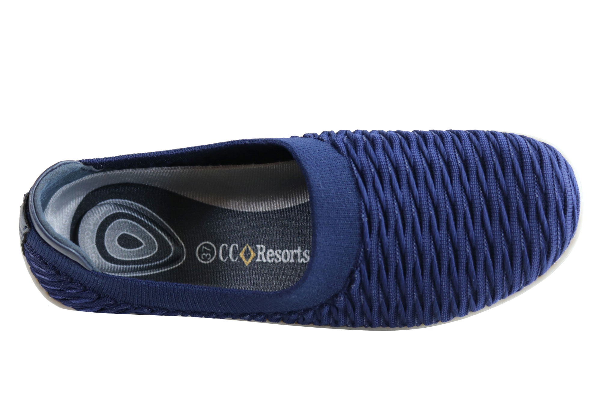 CC Resorts Women's Comfortable Cushioned Slip-On Casual Shoes - Perfect for Walking, Travel & Everyday Wear