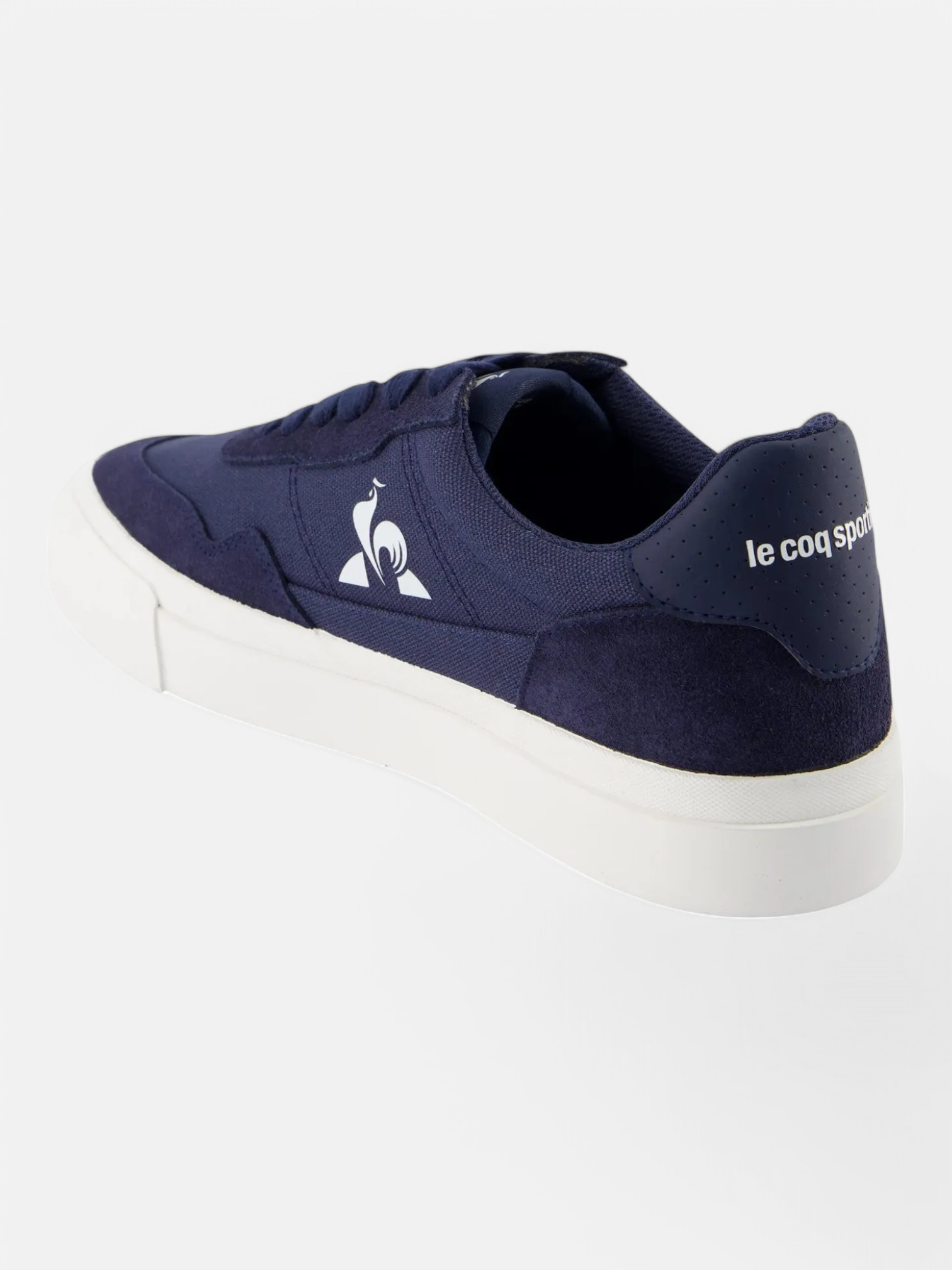 Le Coq Sportif LCS Ollie White & Blue Sneakers - Men's Casual Running Shoes for Walking, Gym & Everyday Wear