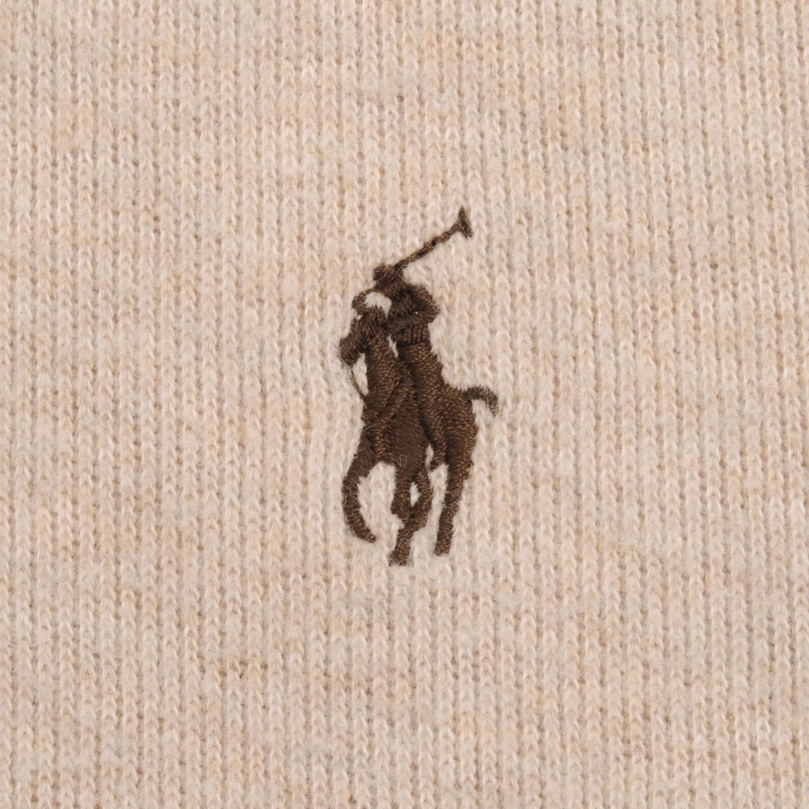 Polo Ralph Lauren Beige Quarter Zip Sweater for Men - Size Large - Comfortable & Stylish Pullover for Casual Wear, Office & Outdoor Activities