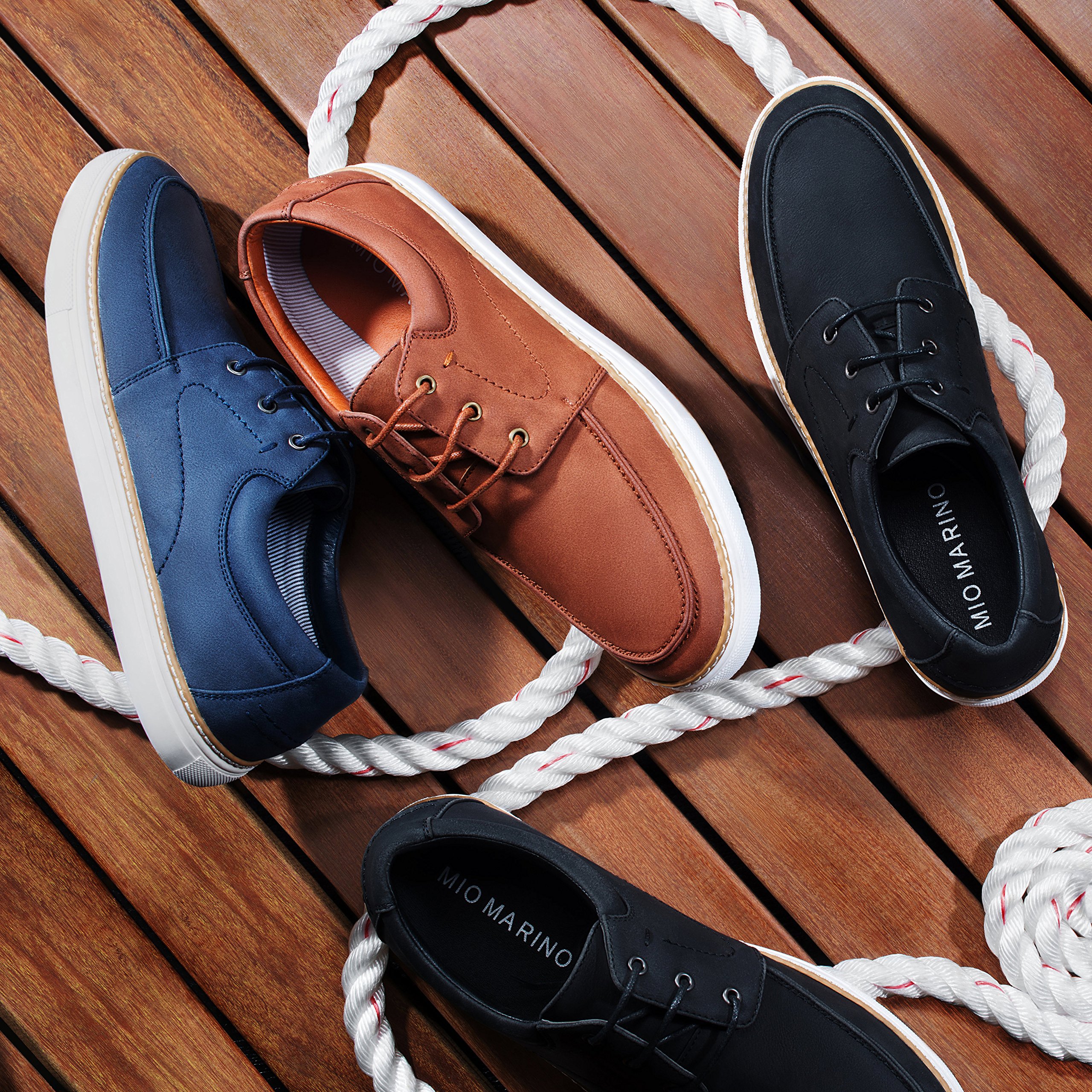 Mio Marino Men's Boat Shoes - Comfortable Casual Sneakers for Men | Perfect for Sailing, Walking & Everyday Wear