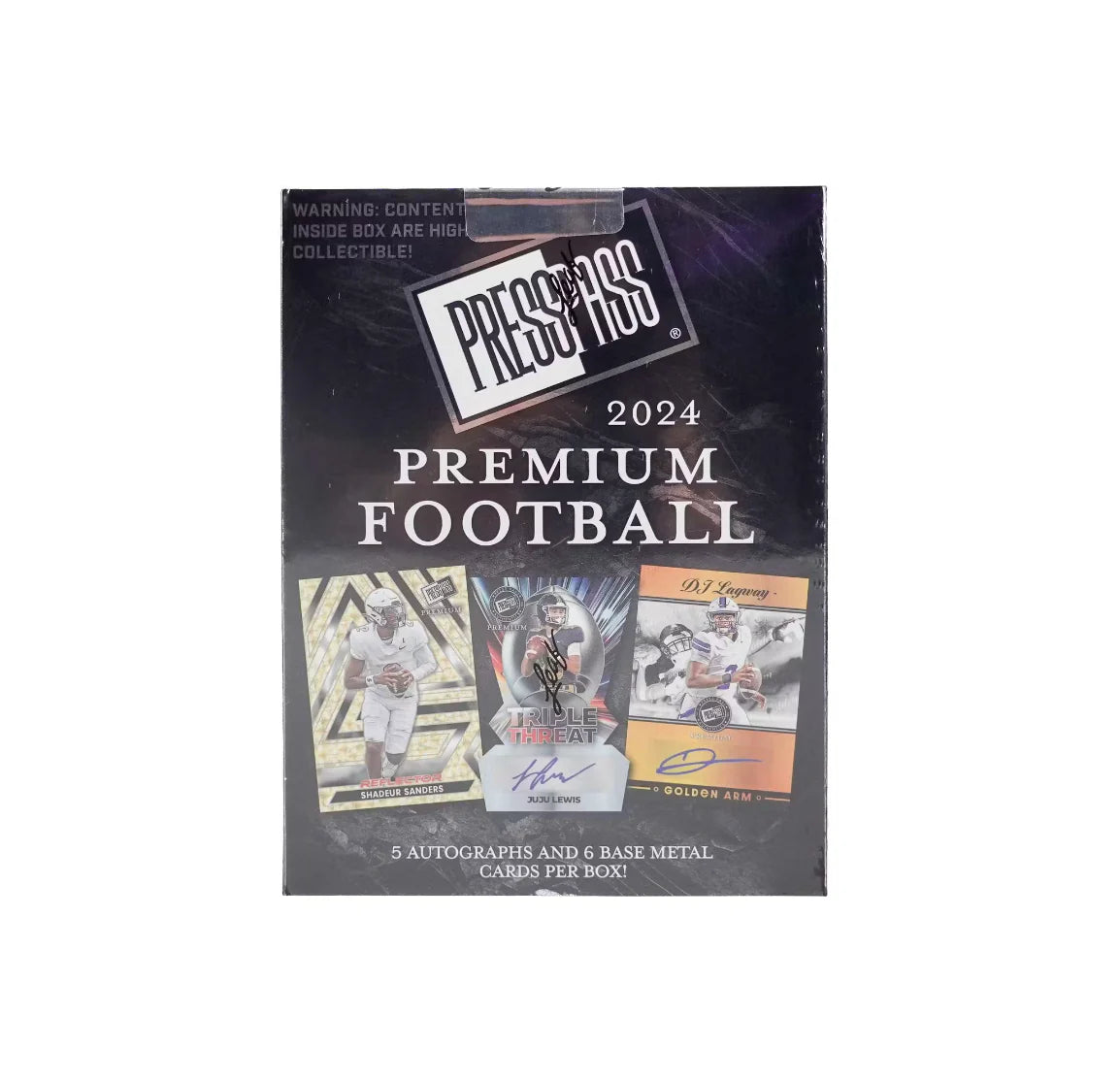 2024 Premium Football Press Pass Box - Authentic NFL Media Credentials for Collectors & Fans | Perfect for Sports Memorabilia Displays & Gameday Souvenirs