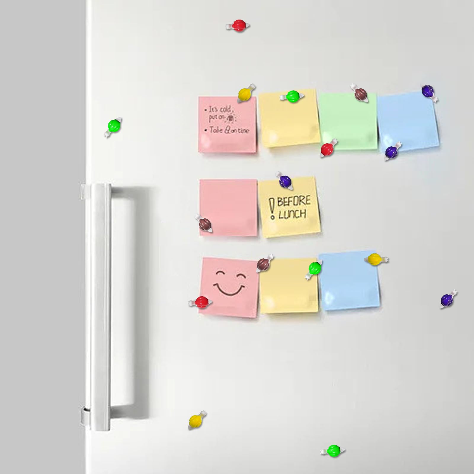 10PCS Snail Shaped Refrigerator Magnets - Cute Kids Magnets for Whiteboards, File Cabinets, Bookshelves & Desks - Fun Classroom & Office Supplies - Perfect for Boys, Girls & Halloween Party Gifts