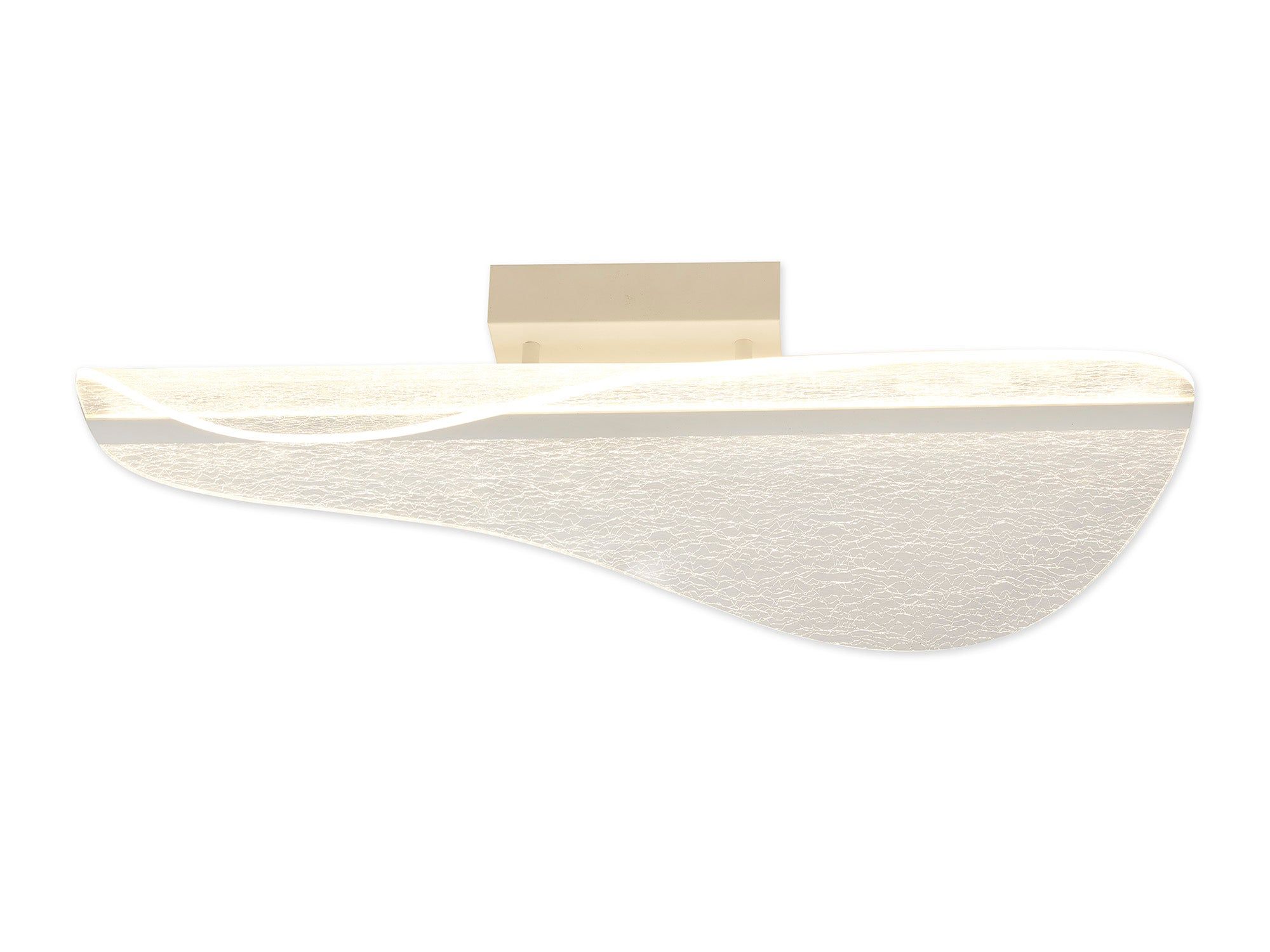 Bianca Modern LED Ceiling and Wall Light - White Finish - Perfect for Living Room, Bedroom, and Hallway Lighting