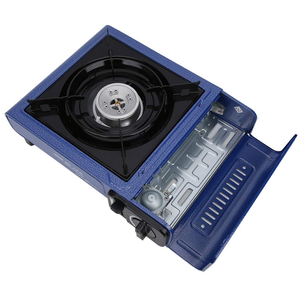 Portable Butane Gas Stove MS-2500 - Compact Outdoor Camping Stove for Backpacking, Hiking, Fishing & Emergency | Lightweight, Durable & Wind-Resistant for Picnics, RV Trips, Travel & Home Use | Perfect for Camping Gear, Survival Kits & Outdoor Cooking Adventures