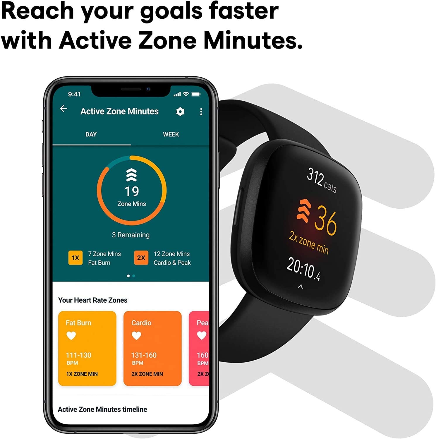 Fitbit Versa 3 Smart Watch with Alexa Built-in, Heart Rate Monitor, GPS & Sleep Tracking - Perfect for Fitness Enthusiasts & Active Lifestyles