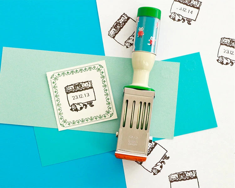 Yumi Kitagishi Rotating Date Stamp - Premium Hobonichi Planner Accessories for Journaling, Scrapbooking & Office Organization