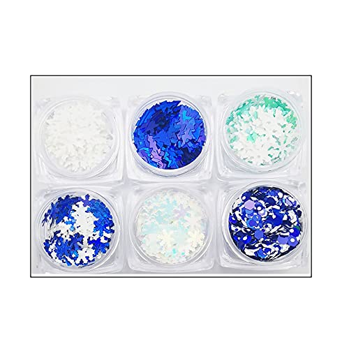 Rhinestone Nail Gel Kit - Christmas Nail Sequins in Irregular Colors for Nail Art, Tips & Body Decoration | DIY Holiday Makeup & Craft | Peel Off Cuticle Guard Polish | Perfect for Parties, Festivals & Special Occasions