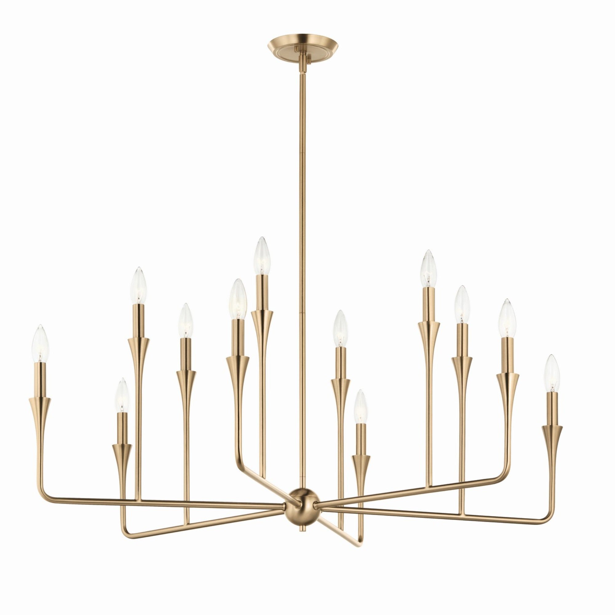 Alvaro Modern Crystal Chandelier - Elegant Ceiling Light Fixture for Dining Room, Living Room & Bedroom | Perfect for Home Decor & Interior Design