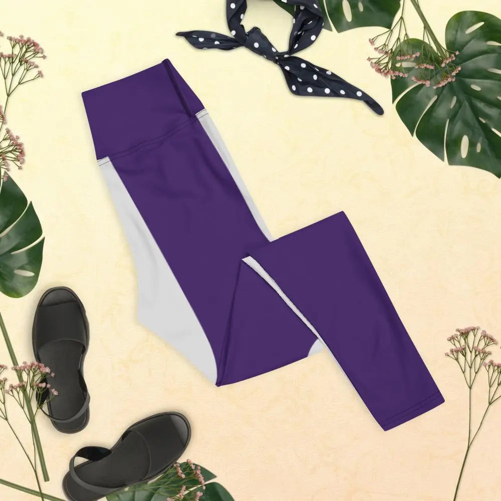 Premium Soft & Stretchy High-Waisted Yoga Leggings for Women - Comfortable Workout Pants in Trendy Purple | Perfect for Yoga, Gym, Running & Lounge Wear