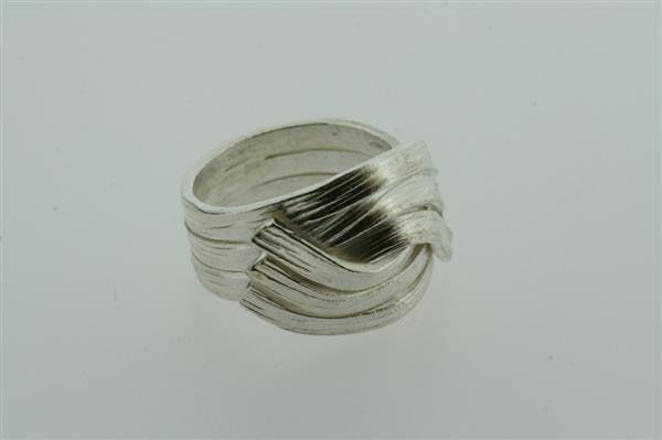 3 Strand Sterling Silver Twist Ring for Women - Elegant Stackable Jewelry for Everyday Wear & Special Occasions