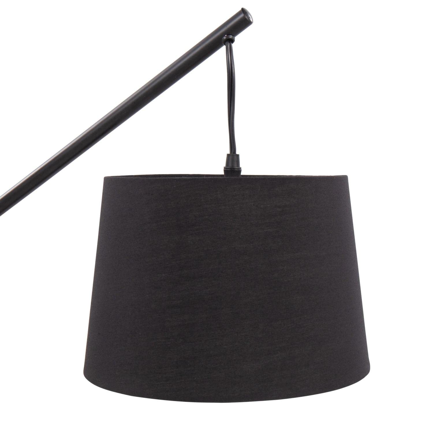 Modern Archer Table Lamp - Adjustable Desk Lamp & Bedside Nightstand Lamp, Small Black Table Lamp for Living Room, Bedroom, Office - Perfect for Reading, Working & Decor