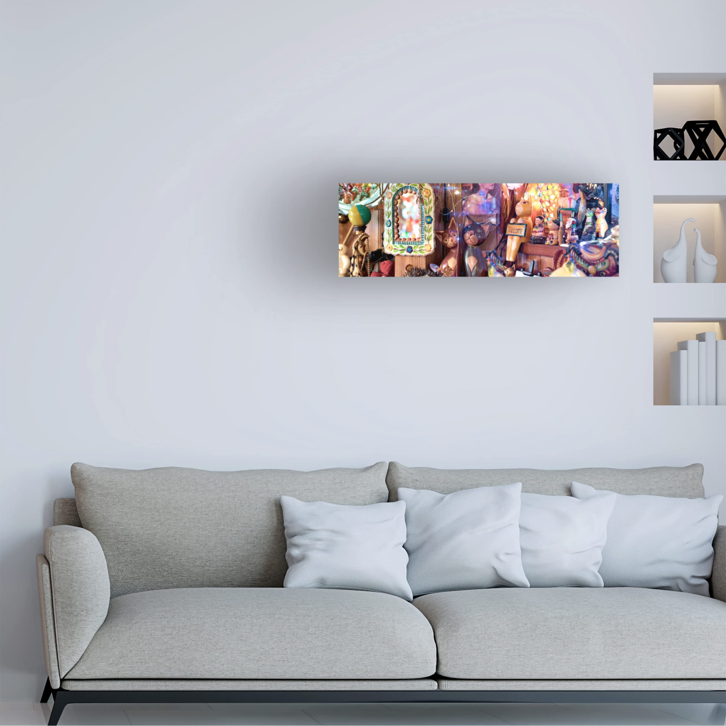 Trademark Fine Art 'Nagano Cafe 16' by Alan Blaustein - Stretched Canvas Wall Art for Living Room, Bedroom & Office Decor