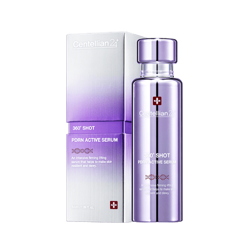 Centellian24 360° Shot PDRN Active Serum 50ml - Anti-Aging Facial Treatment for Wrinkles & Skin Rejuvenation - Perfect for Daily Skincare Routine & Night Care
