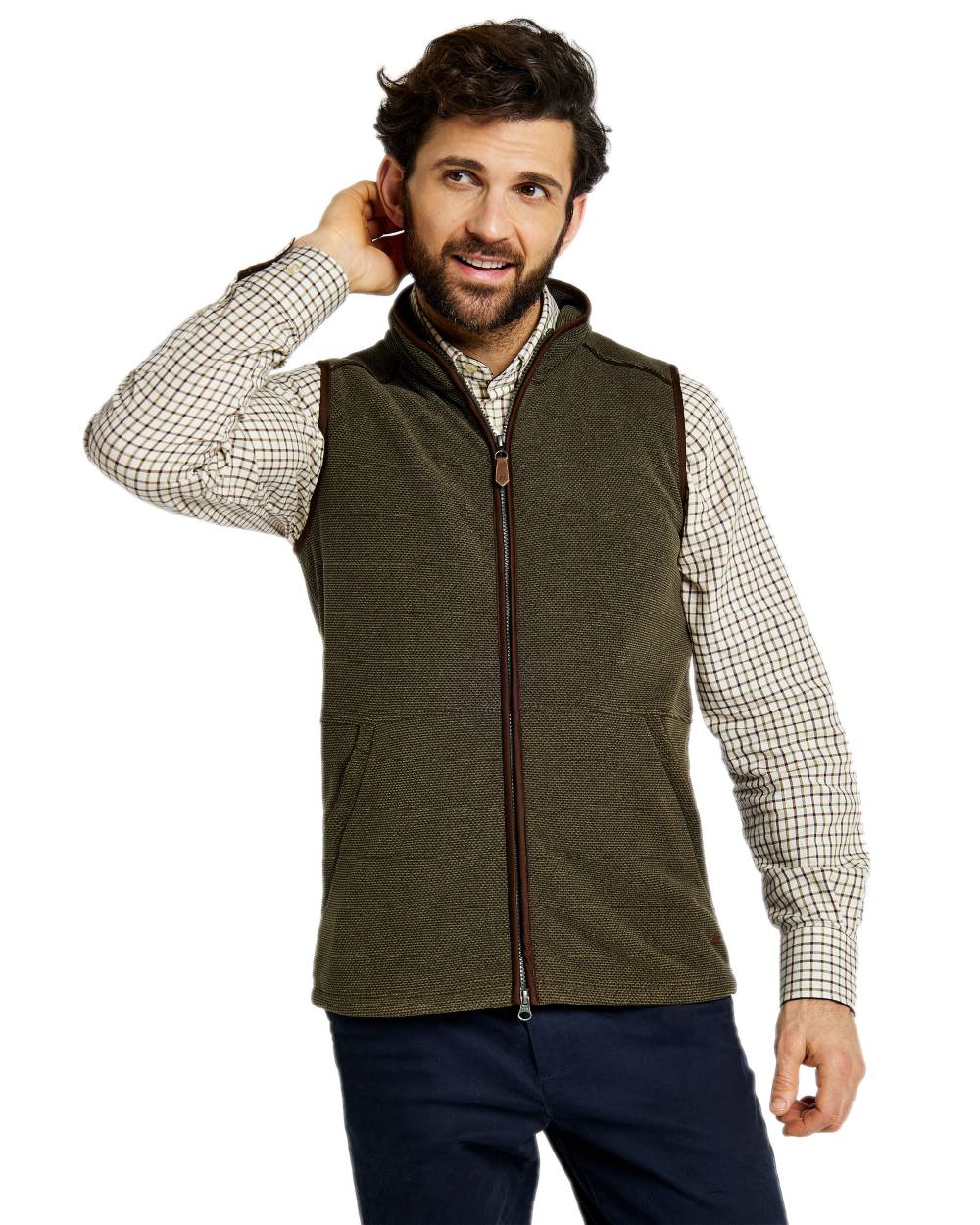 Dubarry Men's Lifford Fleece Gilet - Lightweight Warm Vest for Outdoor Activities, Hiking & Casual Wear