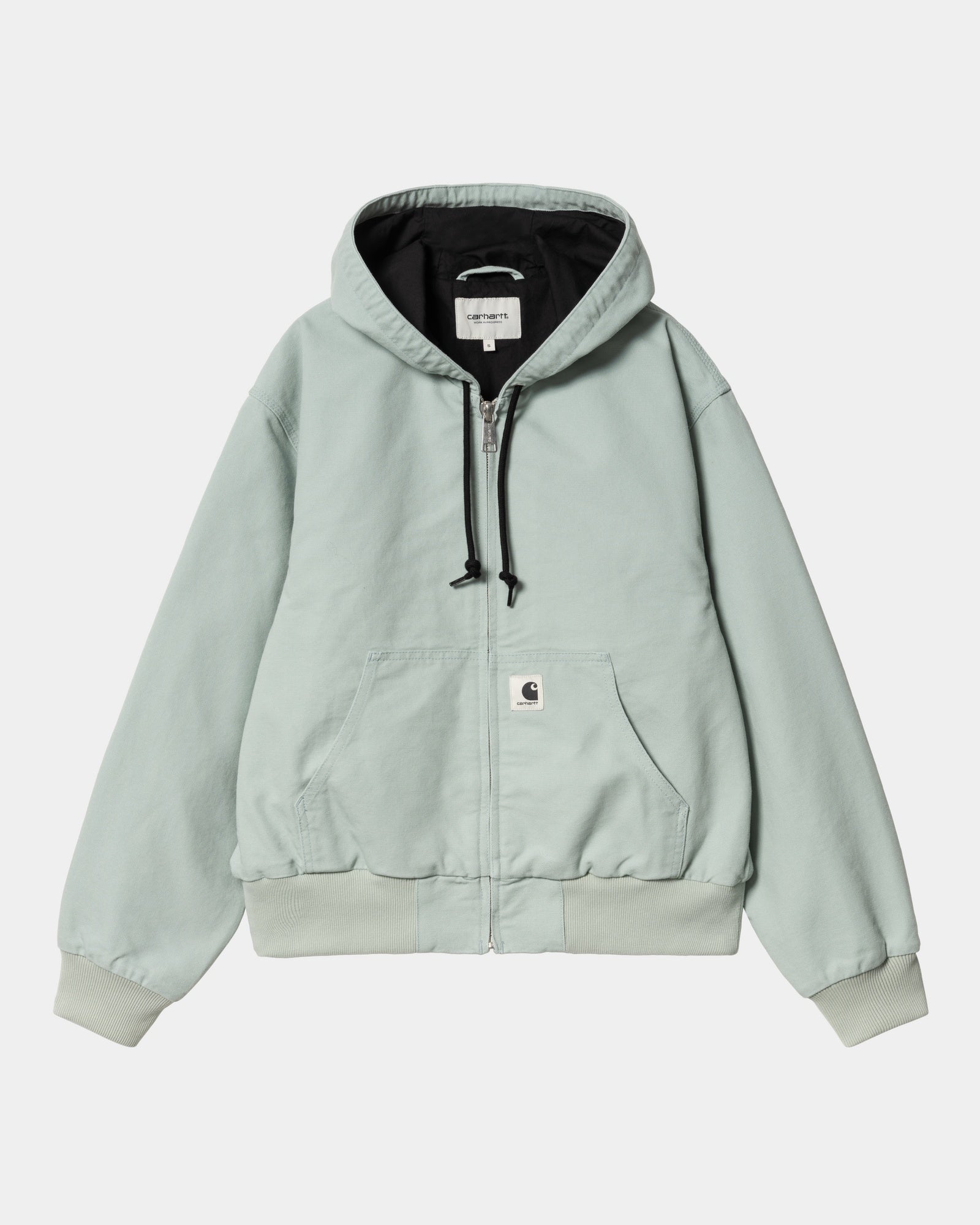 Women's OG Active Jacket - Lightweight Spring Water-Resistant Hooded Jacket for Running & Hiking | Frosted Green Outdoor Wear for Women's Fitness & Casual Style