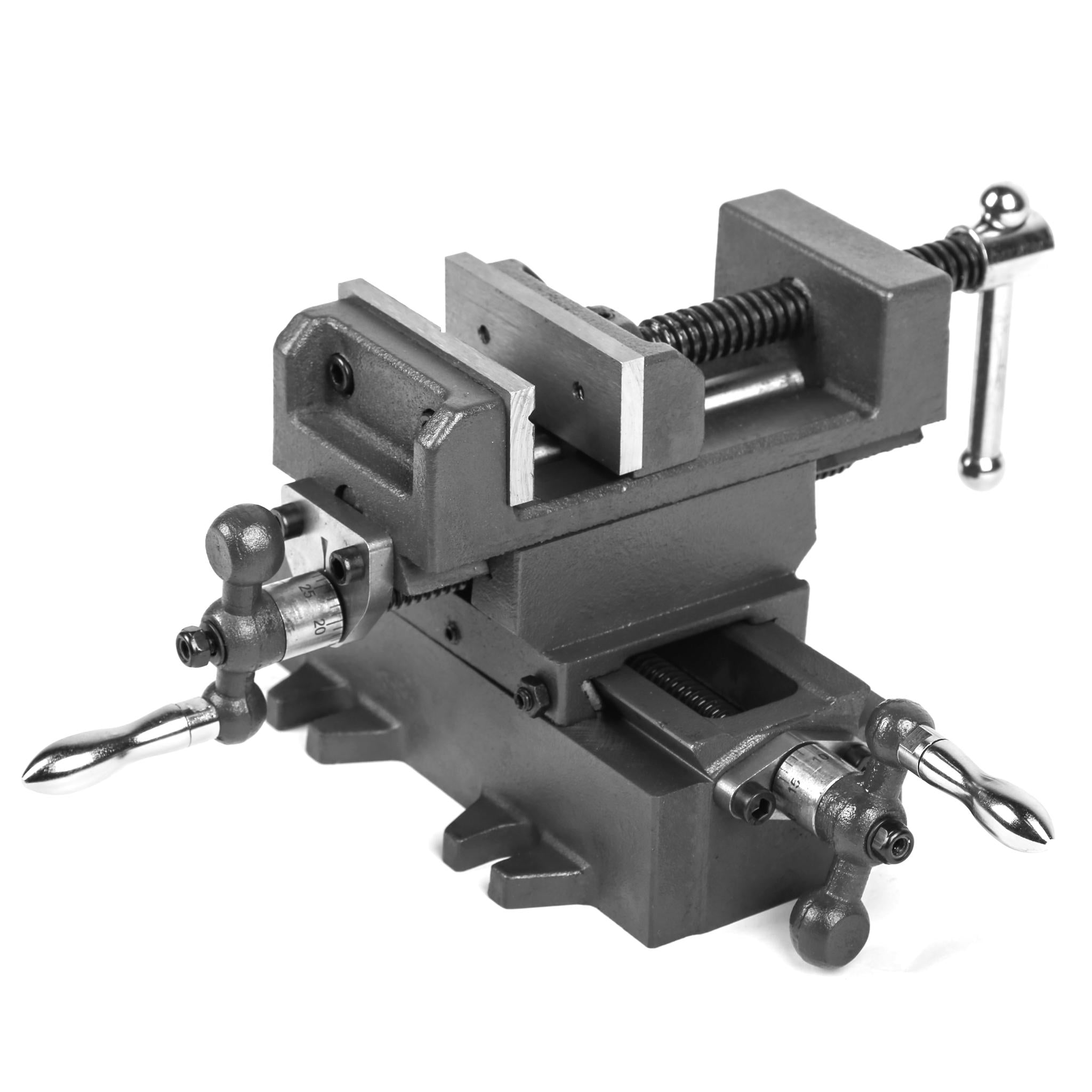 WEN CV413 3.25-Inch Heavy Duty Compound Cross Slide Vise for Bench Top & Drill Press - Perfect for Metalworking, Woodworking, and DIY Projects