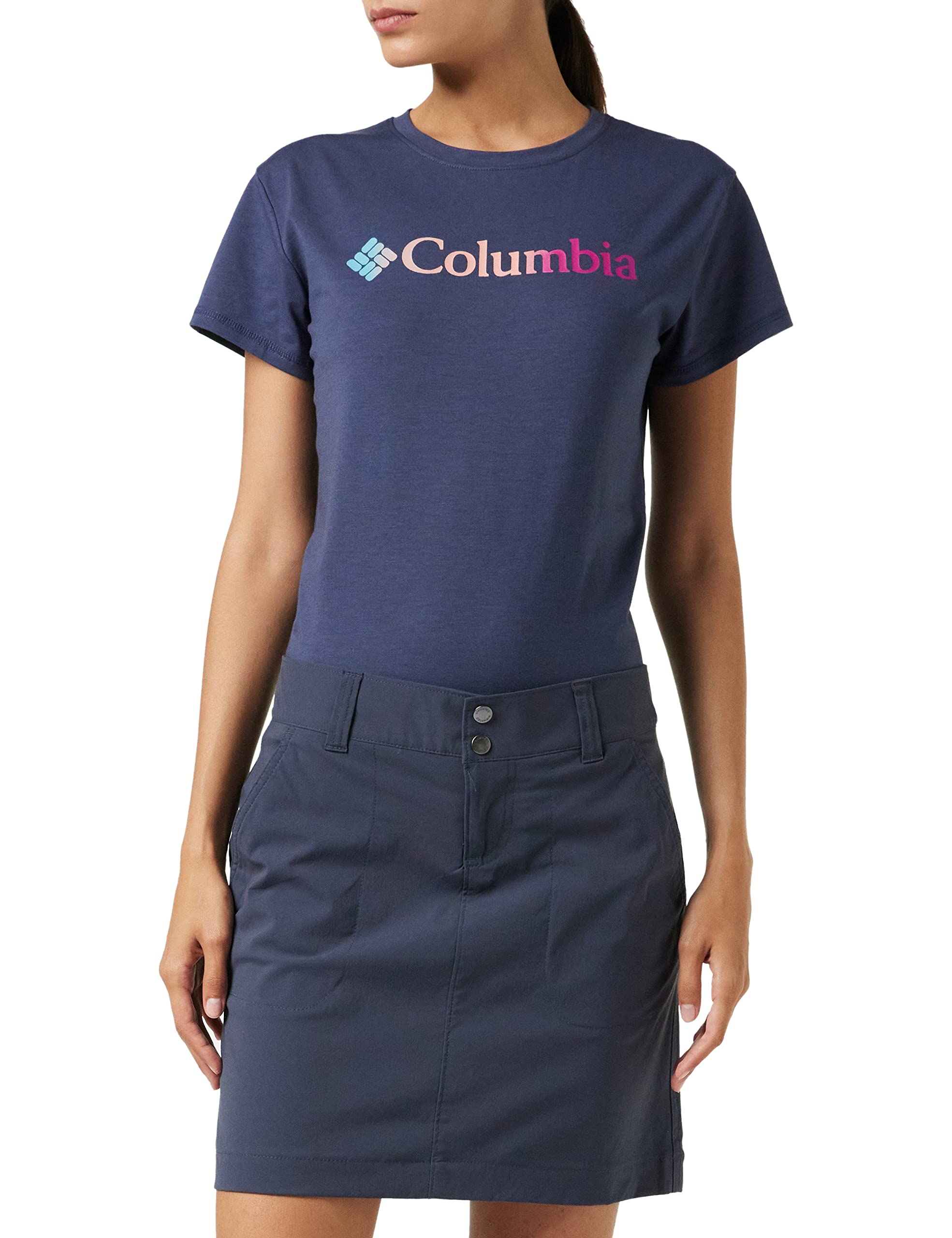 Columbia Women's Saturday Trail Skort - Lightweight Hiking Skirt with Built-in Shorts for Outdoor Adventures, Running & Travel